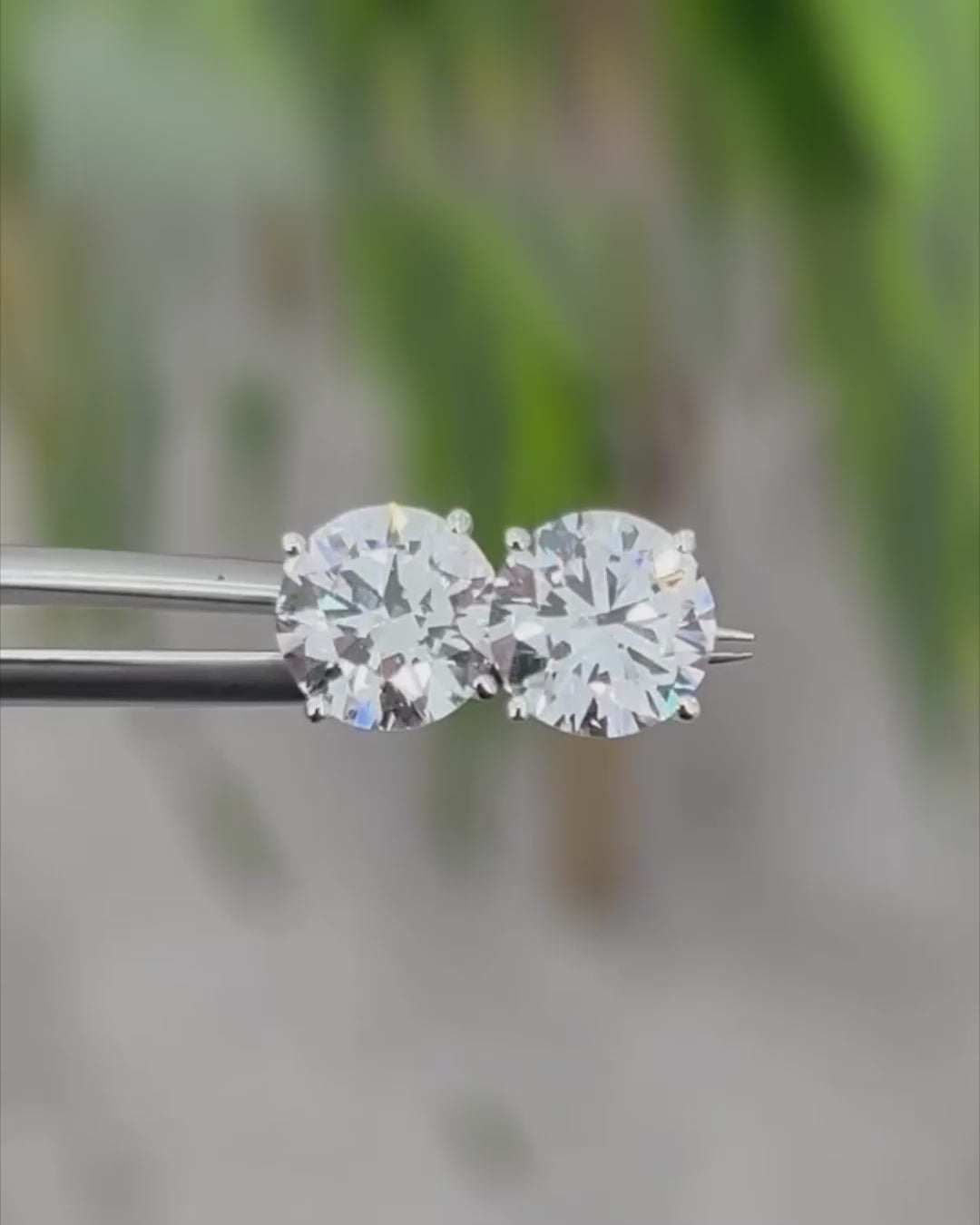 Diamond Stud Lab Grown Earrings – 2 Carat Total Weight- $675